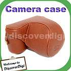 Brown Camera case & lens jacket for SONY NEX 5 5C LCS EML2A LCS EMB1A