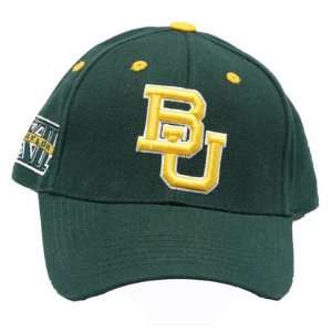  NCAA BAYLOR BEARS TOP OF THE WORLD GREEN WOOL HAT CAP 
