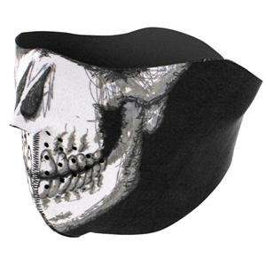  Zan Headgear Half Skull Mask   One size fits most/Black 