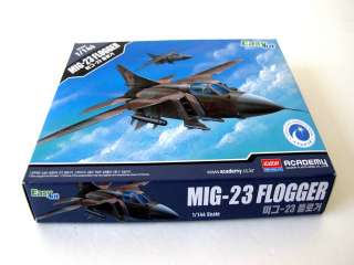 MIG 23 FLOGGER ACADEMY AIRPLANE MODEL KIT 1/144 SCALE  
