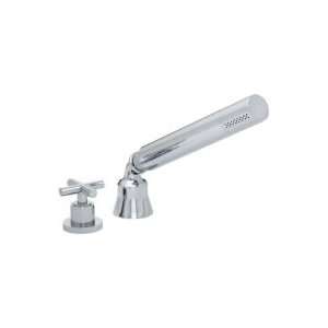 California Faucets Deck Diverter with Contemporary Handshower 65.1 SRB
