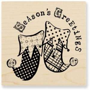  Stockings Montage   Rubber Stamps: Arts, Crafts & Sewing