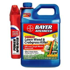 com BAYER ADVANCED 1.3 Gallon All in 1 Lawn Weed and Crabgrass Killer 