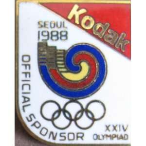 24 KT Gold Plated KODAK OFFICIAL SPONSOR XXIV OLYMPIAD Seoul Korea 