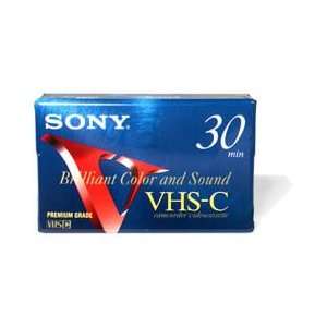  Sony Premium Grade VHS C 30 Minute Videocassette   Single 