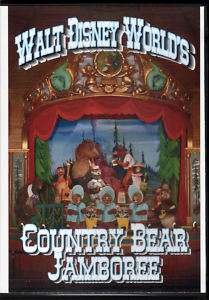 Walt Disney Worlds Country Bear Jamboree DVD  