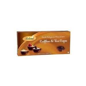 Roland Chocolate Coffee and Tea Cups, 8: Grocery & Gourmet Food