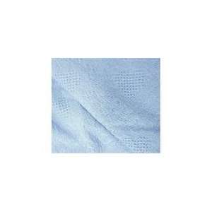  Pastel Blue Honeycomb Heart Mini Afghan Throw Blanket 36 x 