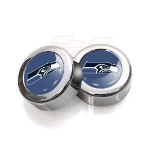  Seattle Seahawks License Plate, Frame Chrome Screw Covers 