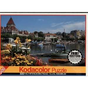   500 Piece Puzzle Lake Geneva, Lausanne, Switzerland Toys & Games