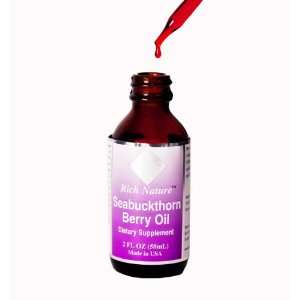  Rich Nature 100% Pure Seabuckthorn Berry Oil   2 Oz 