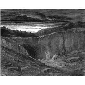   Greetings Card Gustave Dore Dante The Gate Of Hell: Home & Kitchen