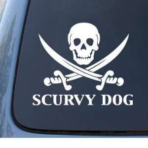 SCURVY DOG   Car, Truck, Notebook, Vinyl Decal Sticker #1297  Vinyl 