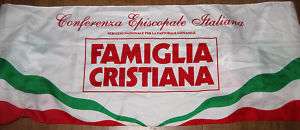 ITALIAN EPISCOPAL CONFERENCE banner Famiglia Cristiana  