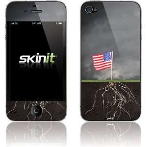    American Flag Roots skin for Apple iPhone 4 / 4S: Electronics