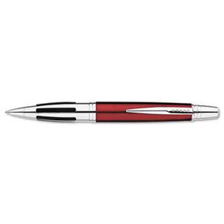 Cross Contour Ballpoint Pen, Red Barrel, Black Ink, Medium Pt, EA 