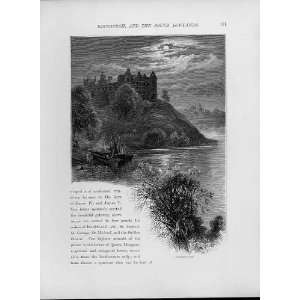    Linlithgow Castle Old Prints C1880 Scotland
