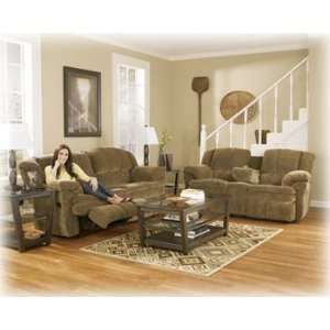  Famous Collection  BrownStone Double Reclining Loveseat w 