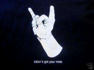 Satans Got Your Nose shirt punk metal humor emo slayer  