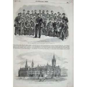 1858 Music Band French National Guard War Office Army  