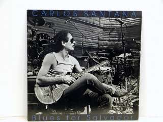 SANTANA Blues for Salvador 1987 COLUMBIA C 40875 LP Latin Rock NEAR 