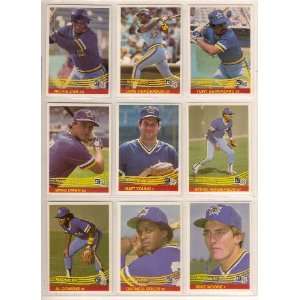  1984 Seattle Mariners Donruss Baseball Team Set Sports 