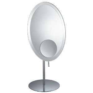  Oval Vanity with Inset Mirror