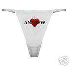 Personalized Embroidered Thong underwear, Bride Gift
