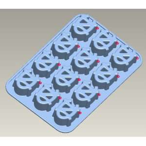  UNC  North Carolina Silicone Ice Tray / Candy Mold (2 Pack 