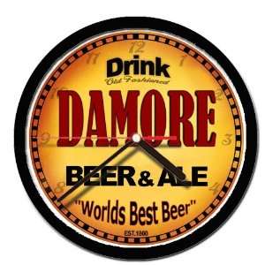  DAMORE beer ale wall clock 