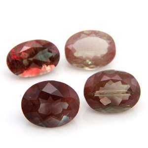   Red Andesine Loose Gemstone Oval Cut 6.80cts 9*7mm 4pcs Wholesale Lot