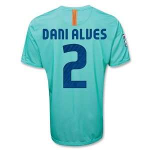  Barcelona 10/11 DANI ALVES Away Soccer Jersey Sports 