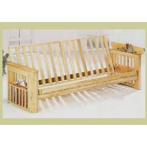  Natural Wood Futon Sofa Day Bed Frame Wooden Daybed: Home 