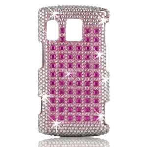   Cell Phone Case Cover Shell for Sanyo M6000 Zio (Pink Studs)   Cricket