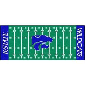  FanMats Kansas State Wildcats Football Field Rug Runner 