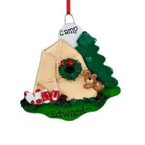  Personalized Camping Christmas Ornament: Home & Kitchen
