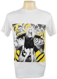 Kesha Tiger Dance Pop Blow Graffiti Retro T Shirt M  