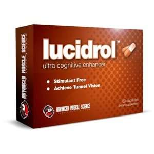  Advanced Muscle Science Lucidrol 60 Caps Mental Focus 