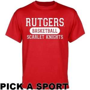  Rutgers Scarlet Knights Custom Sport T Shirt   Scarlet 