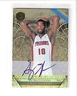 10 11 Greg Monroe Panini PLAYOFF Contenders PATCH RC AUTO #157