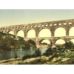   the Gard constructed by Agrippa Ni^mes France 24 X 18 