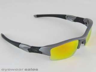 Oakley Sunglasses FLAK JACKET XLJ Dark Grey, Polarized Fire Iridium 24 