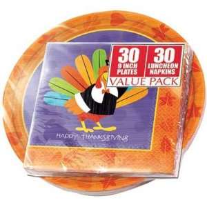  Turkey Day Tableware Value Pack 60pc