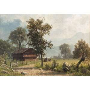 Hand Made Oil Reproduction   Albert Bierstadt   32 x 22 