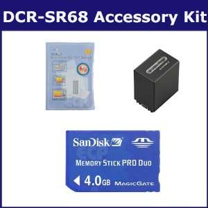  Sony DCR SR68 Camcorder Accessory Kit includes SDNPFV100 