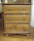Drawer Country Pine Chest Nightstand
