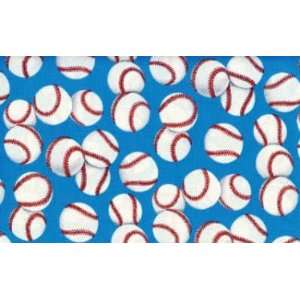   , Baseballs on Blue By Alexander Henry Fabrics: Arts, Crafts & Sewing