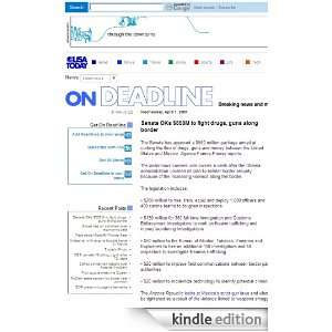  On Deadline Kindle Store USA TODAY