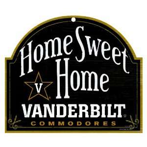  NCAA Vanderbilt Commodores 10 by 11 Arch Wood Sign Sports 