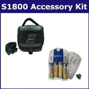 Fujifilm FinePix S1800 Digital Camera Accessory Kit includes: SB251 